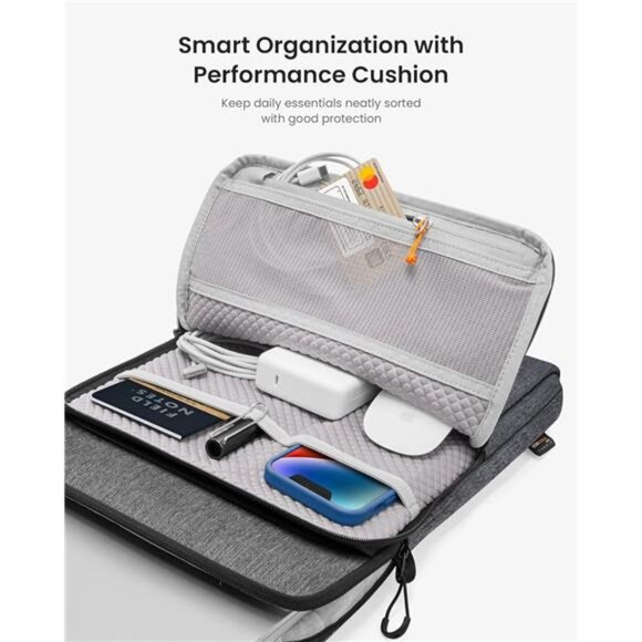 Protective Laptop Shoulder Bag Designed for 16-inch New MacBook - Picture 5 of 7